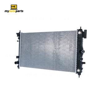 Radiator 34 / 34 mm Plastic Aluminium 678 x 400 x 27 mm Automatic 2.4L L LE9 Aftermarket suits Holden Malibu EM