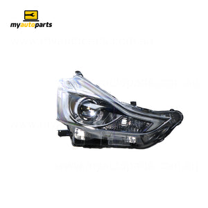 LED Head Lamp Drivers Side Genuine Suits Toyota Prius-V i-Tech ZVW40R 2015 On