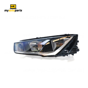 Halogen Head Lamp Passenger Side Genuine Suits Audi A1 8X Hatch 2/2015 to 7/2019