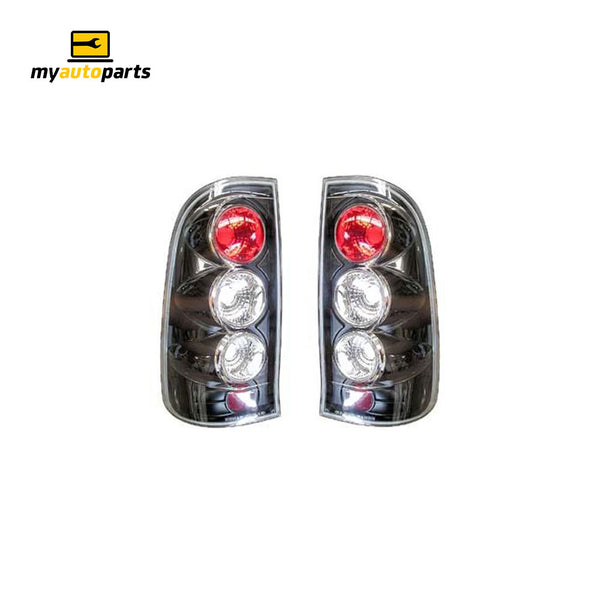 Black Performance Tail Lamp Aftermarket suits Toyota Hilux Style Side 2005 to 2011