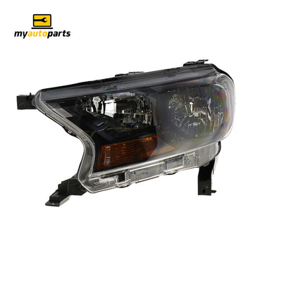 Head Lamp Passenger Side Genuine Suits Ford Ranger XL Plus PX 2015 to 2018